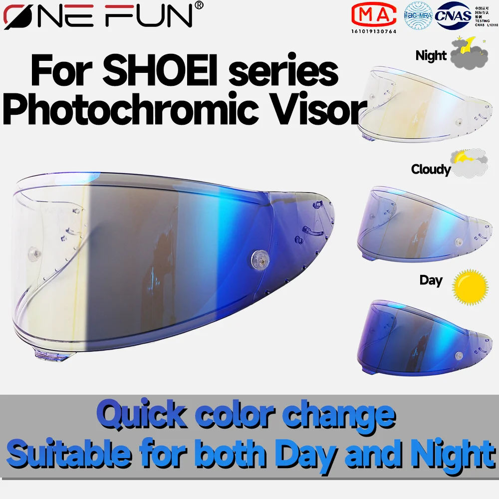 Фото Фотохромный визор для шлемов SHOEI X SPR RF1400/1200 GT, J-CRUISE ADV, CWR-F, NEOTEC/NXR/CJ/CNS-1/2/3/C, Glamster CPB-1V JO №2