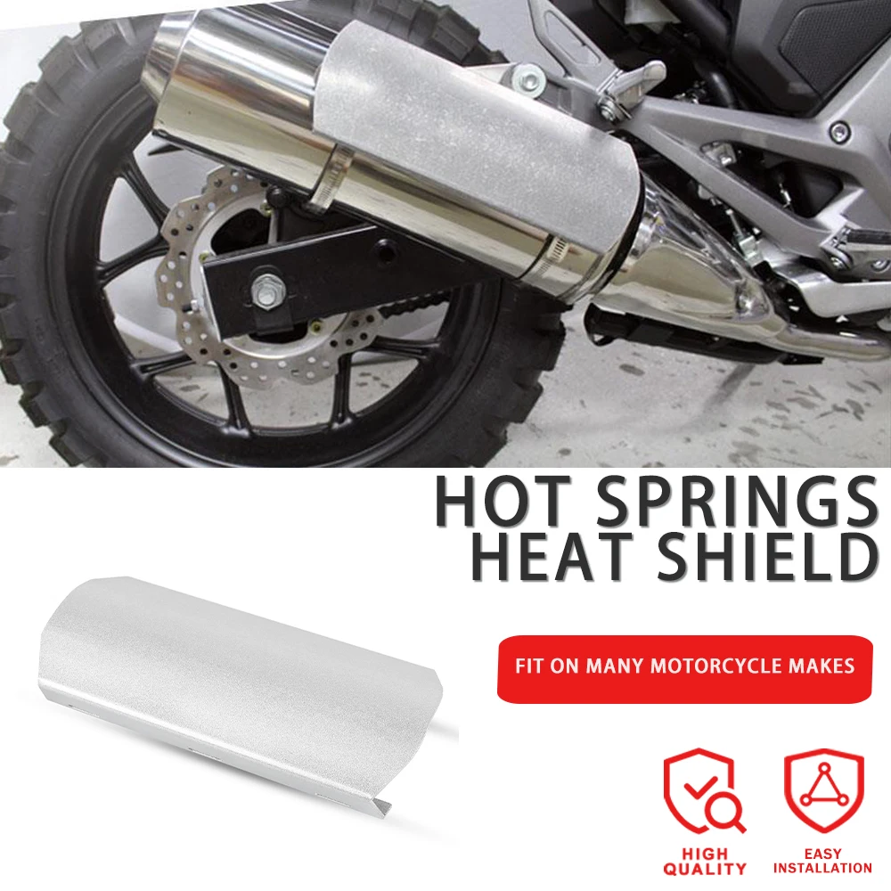 

VFR Motorcycle Accessories Hot Springs Exhaust Heat Shield Aluminum FOR HONDA VFR750 VFR800 VFR 400 800 F VFR800F VTEC 1200F X