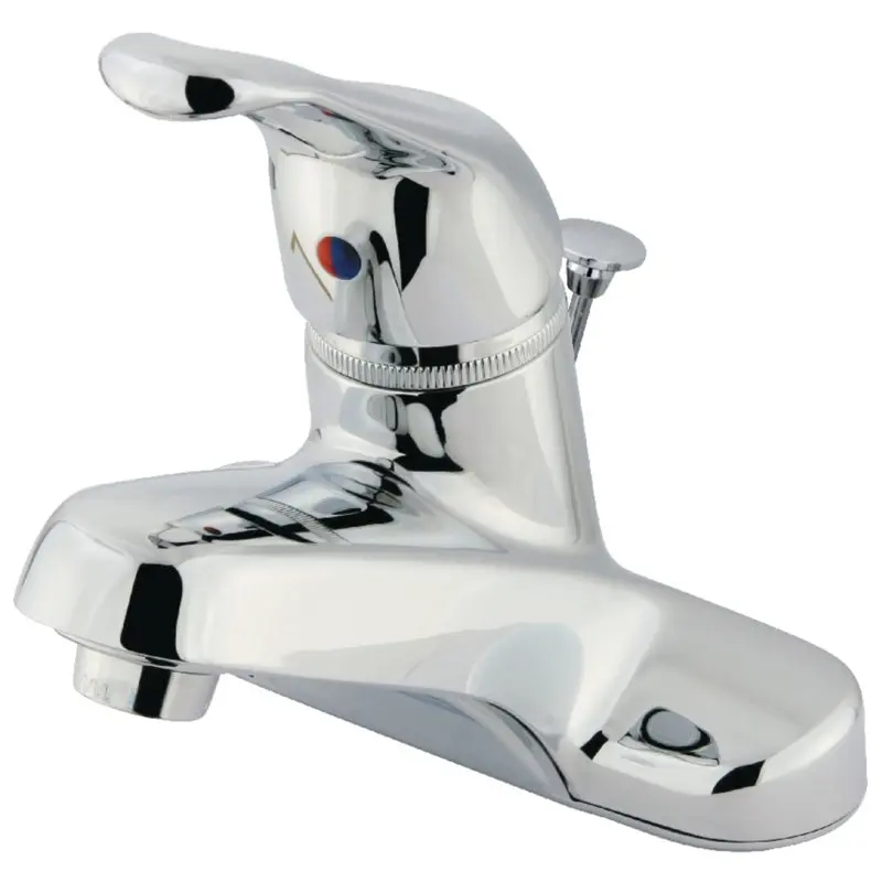 

GKB511B Single-Handle 4 in. Centerset Bathroom Faucet, Polished Chrome Mixer Tap Hot and Cold Water Free S hipping