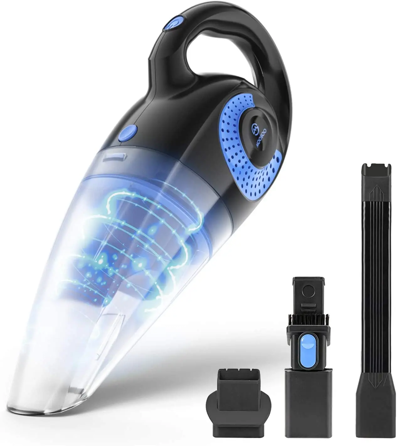 

MOOSOO Cordless Handheld Vacuum, Wet Dry Hand Vacuum Cleaners, Lightweight, Quiet, Powerful Suction, Black