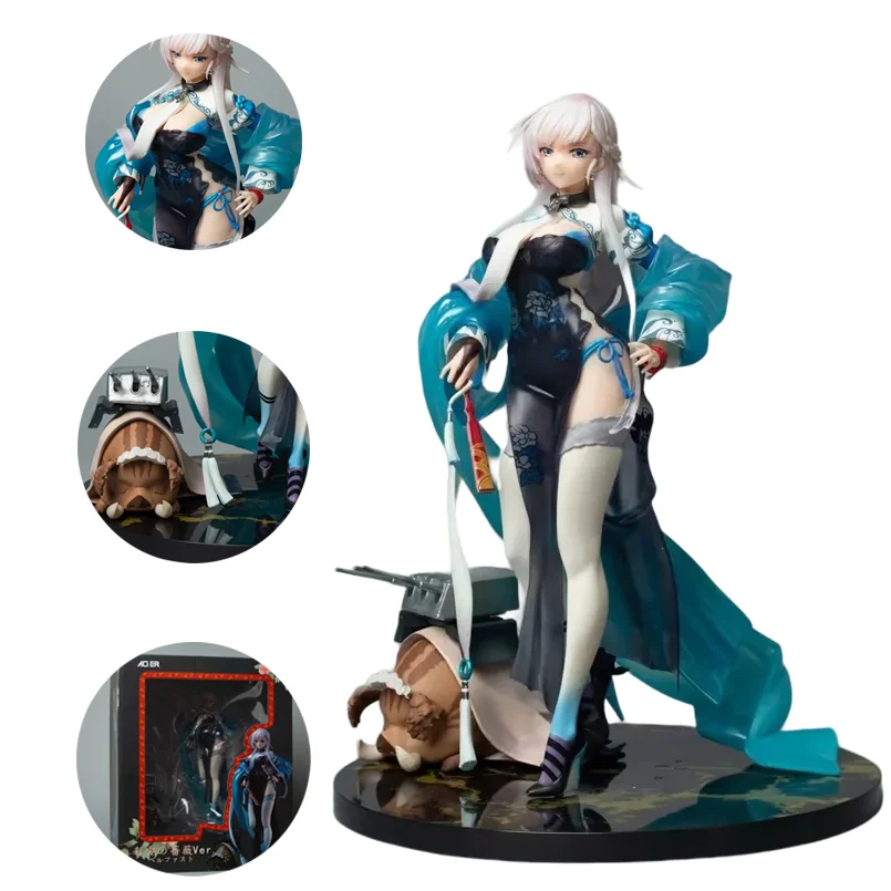 

26cm Azur Lane Belfast Iridescent Rosa Ver 1/7 Action Figure USS St. Louis Sexy Girl Figurine Collection Model Doll Toys