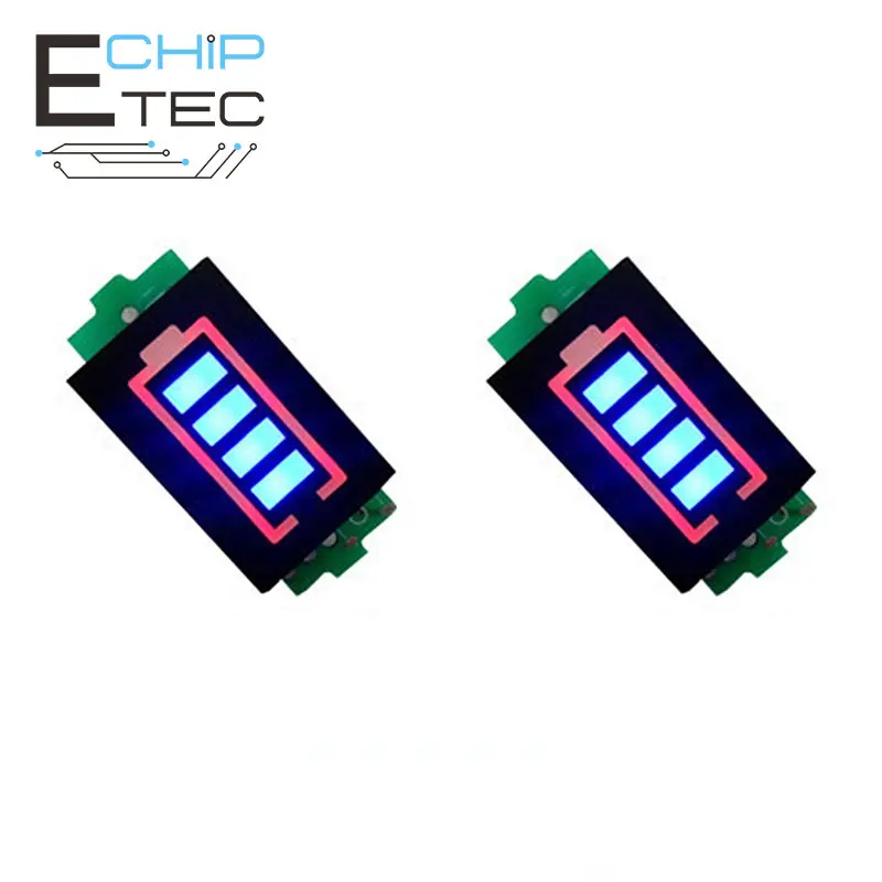 

Free shipping 2PCS 1S/2S/3S/4S/6S Lithium Battery Power Indicator Module Board for Electric Vehicle
