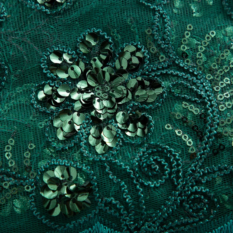 SJD LACE Французская сетчатая кружевная ткань с блестками 5 ярдов женское платье 2024