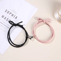 sale couple bracelet love magnet attracts rubber band bracelet a pair of simple jewelry his and hers bracelets for women