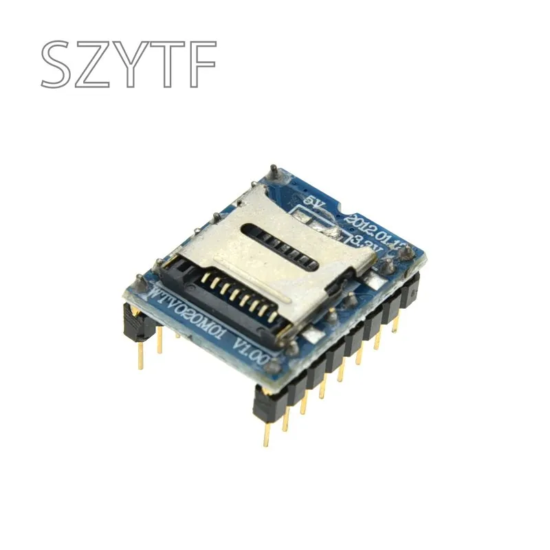 1 шт., WTV020 WTV020-SD Mini SD-карта, MP3 звуковой модуль для R3 PIC 2560