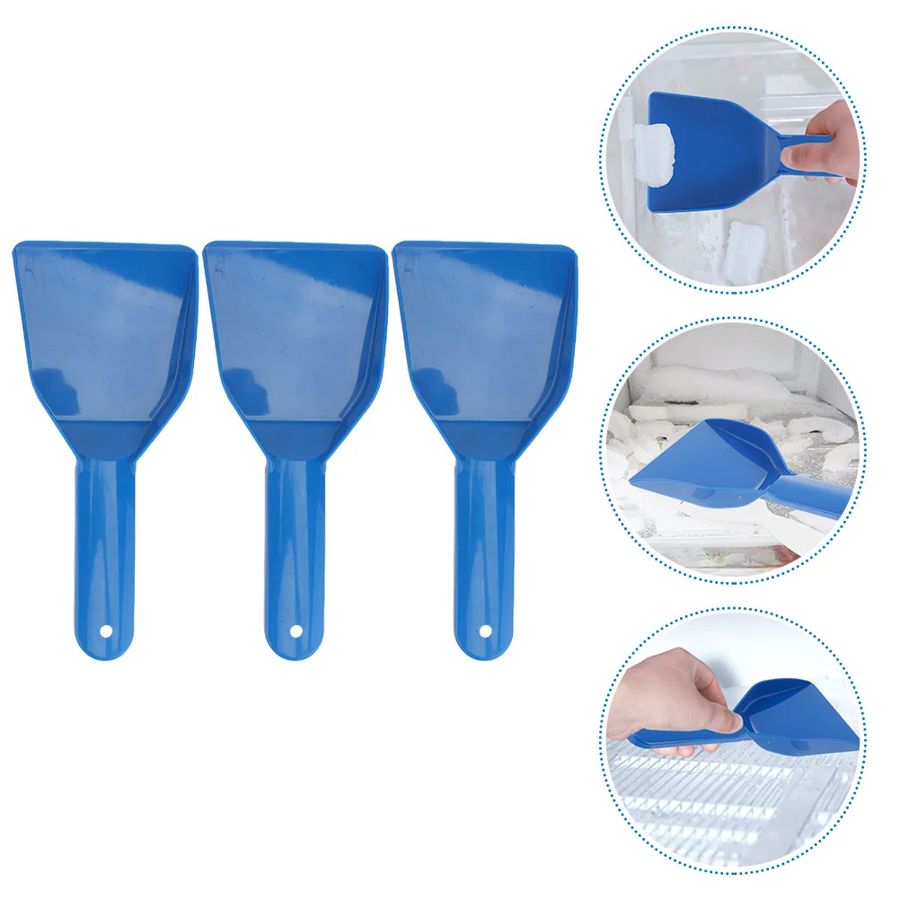

3pcs Practical Indoor Versatile Ice Plastic Ice Cleaning Ice Scraper Household Frost