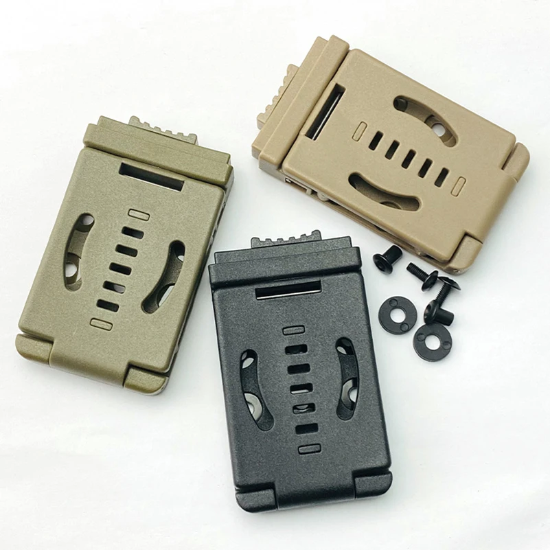 

3 Sets Knife Kydex K Sheath Knife Scabbards Back Clips Waist Clamp DIY Making Accessories Parts for Knives Tools Flashlight Case