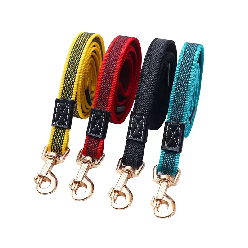 

2m 3m 5m long Dog Leash Pet Lead Non-Slip Rubber Nylon Training Walking Rope work Dog Leashes For Small Medium Large big Dogs