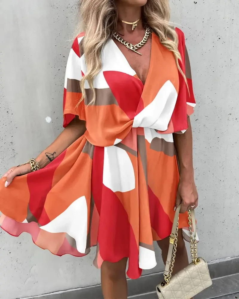 

Dresses For Women Casual Knee Length 2022 Summer Loose dress INS Fashion Vacation Beach Dress