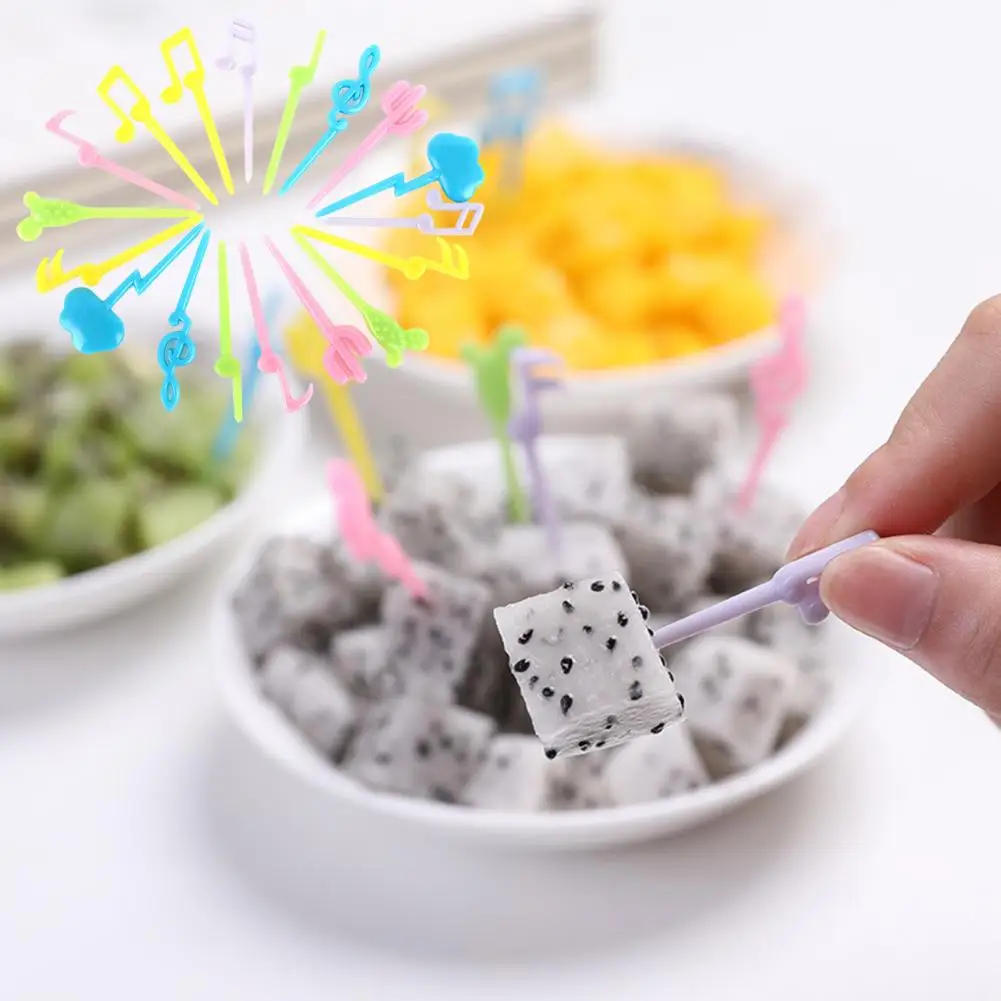 18 шт. Забавные милые Мультяшные вилки для фруктов |