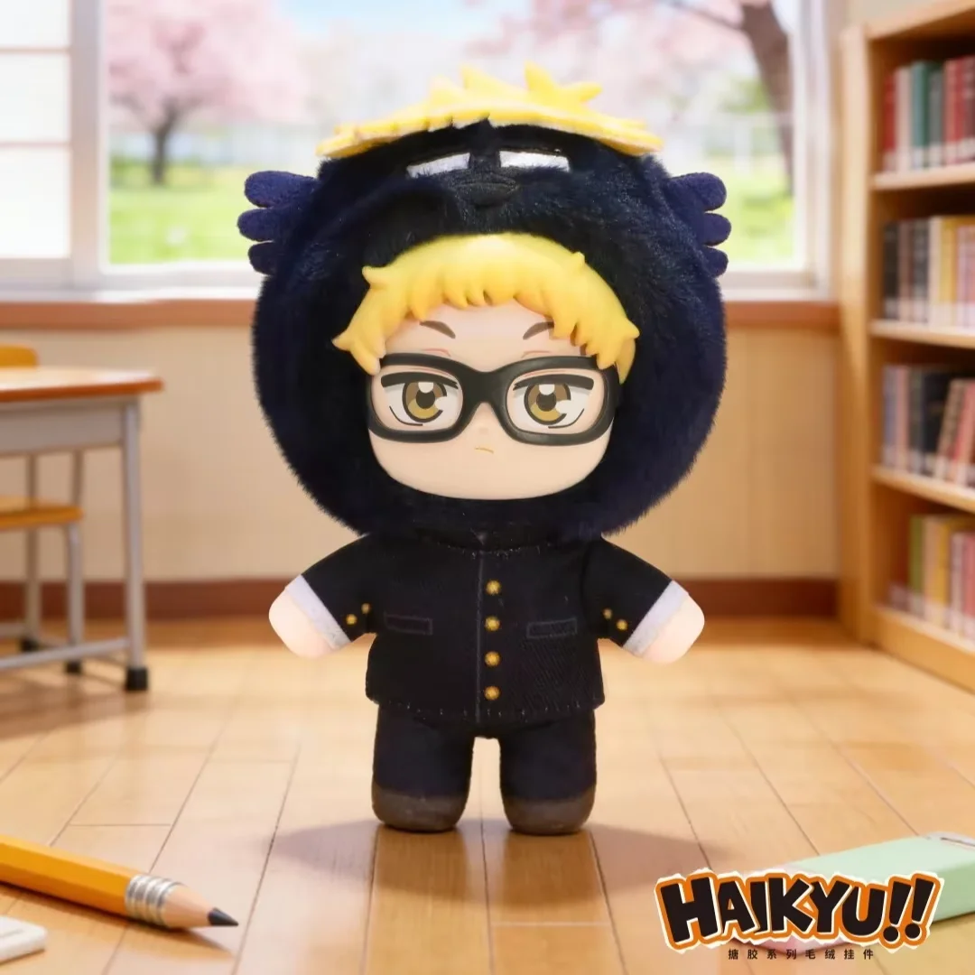 Фото Серия Haikyuu EAKI: Коллекционные фигурки-сюрпризы (Blind Box) из мягкого винила и плюша — Шойо, Хината, Тобио. Брелоки-подвески. №1