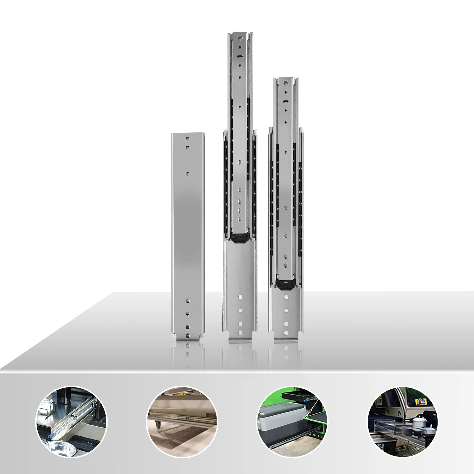 12 Inch Full Extension Ball Bearing Industrial Drawer Slides