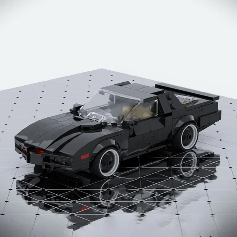 Фото 366 деталей MOC Pontiac Firebird Trans Am KITT: Городская модель-конструктор, креативный набор для сборки, подарок на Рождество и День рождения для детей №2