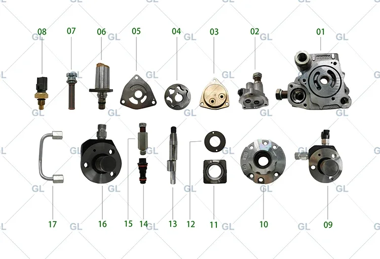 Топливный насос Common Rail 294000-1430 11110107300000 для FAWDE CA4DL