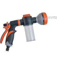 water hose nozzle sprayer heavy duty hose nozzle sprayer with dispenser bottle garden water guns adjustable patterns for
