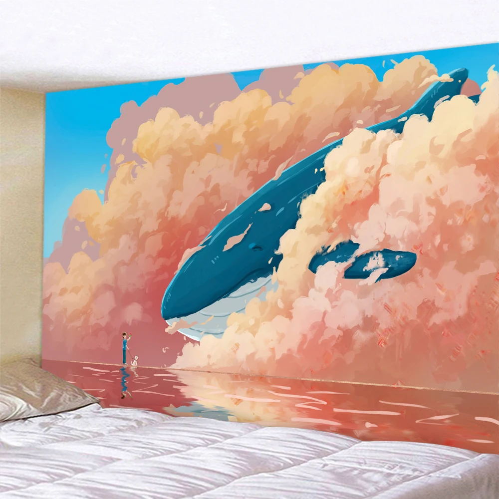 

Фантазия, небо, Кит, милая девушка, исцеляющая искусство, хиппи, комната, эстетическое украшение