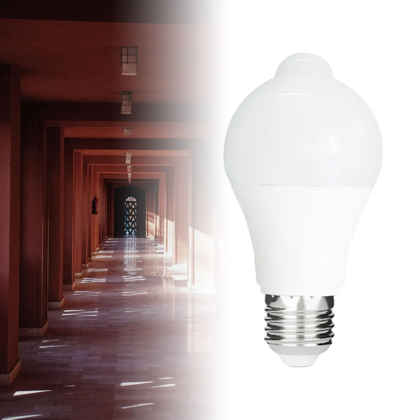 

Motion Sensor Light Bulb LED Human Body Sensor Bulb Motion Activated Light Bulb for Aisle Factory Hallway Porch Outdoor Indoor