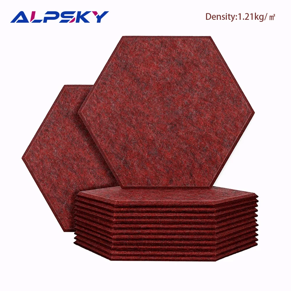 

3 Pcs Hexagon Soundproofing Wall Panels Sound Proof Acoustic Panel Home Decor Kids Bedroom Nursery Noise Insulation Wall Decor