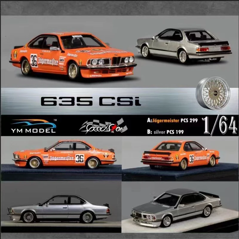 

Автомобиль YM Model x Speed star 1/64, модель автомобиля 635i CSI, ограниченное количество 299 шт.