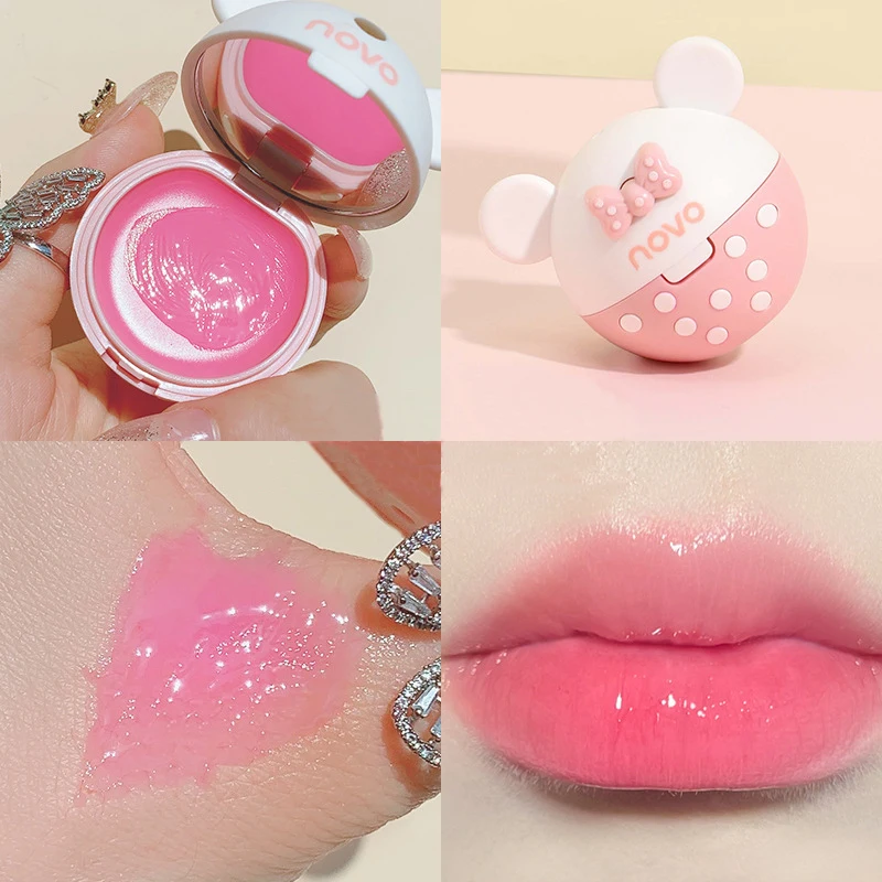 

Mirror Jelly Lip Gloss Moisturizing Lip Mask Exfoliating Dead Skin Anti-drying Mirror Lip Gloss Beauty Makeup Lipstick Lip Care