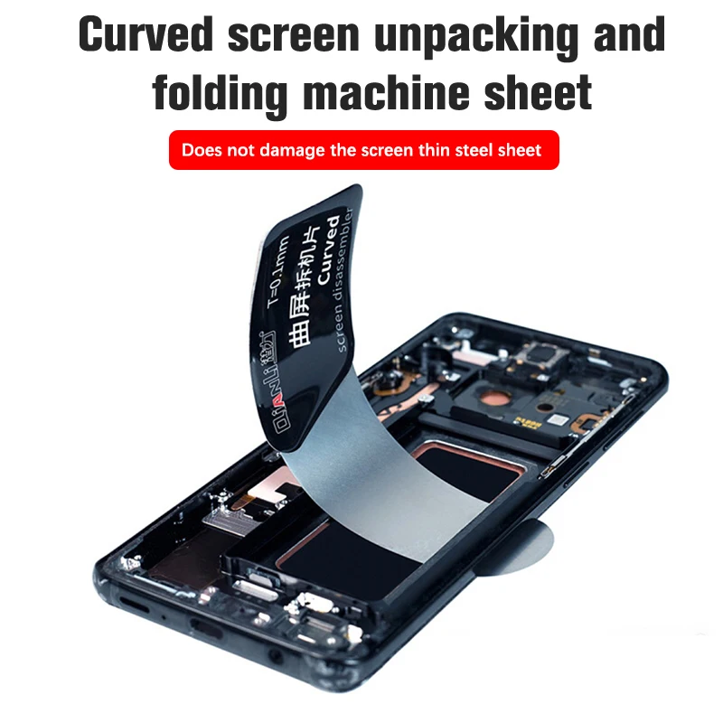 

Qianli Tool Ultra Thin Pry Spudger Disassembling Card Dedicated for Curved Screen Samsung iPhone iPad Screen Opening Tool Knife
