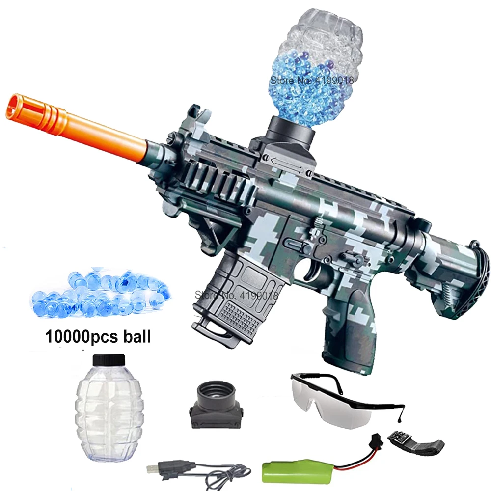 

M416 MP5 Electric Water Ball Gel Blaster Soft Beads Splatter Toys Gun Shooter for Children Pistol Airsoft Weapon Outdoor Fun