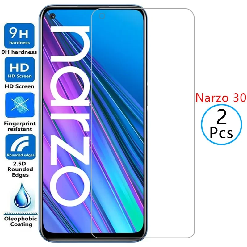 Защитное закаленное стекло для Realme Narzo 30 5g защитная пленка экрана Realmi Narzo30 6.5 Realmy