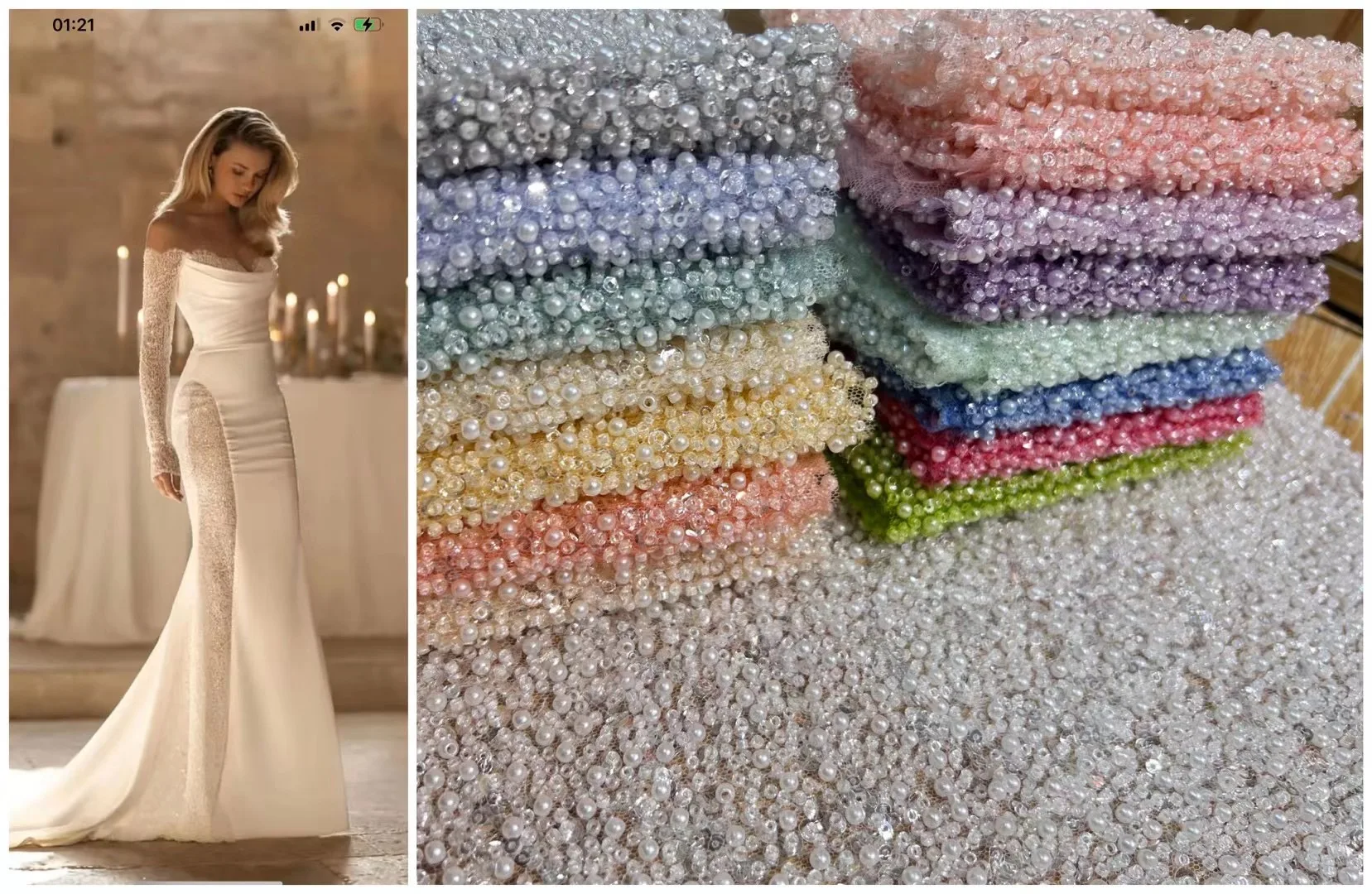 Новейшая африканская Современная вышитая Тюлевая сетчатая ткань с бусинами