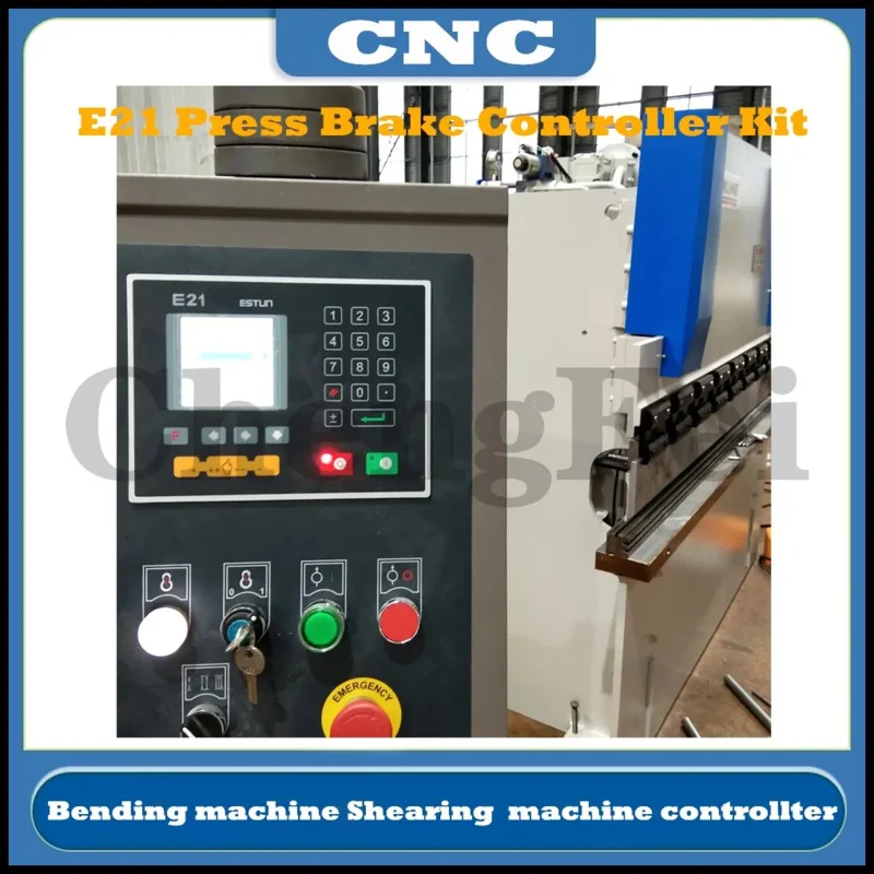 Фото Система управления гибочным оборудованием CNC Estun E21, контроллер гибочного станка, двойной энкодер, источник питания постоянного тока №3