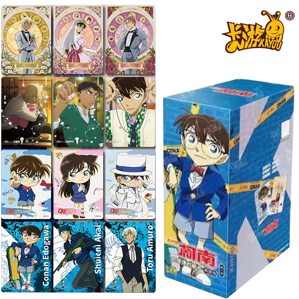 

The New KAYOU Detective Conan Card Genuine Kudo Shinichi Mouri Ran Haibara Ai Hattori Heiji Anime Rare Xr Ur Collection Kid Gift