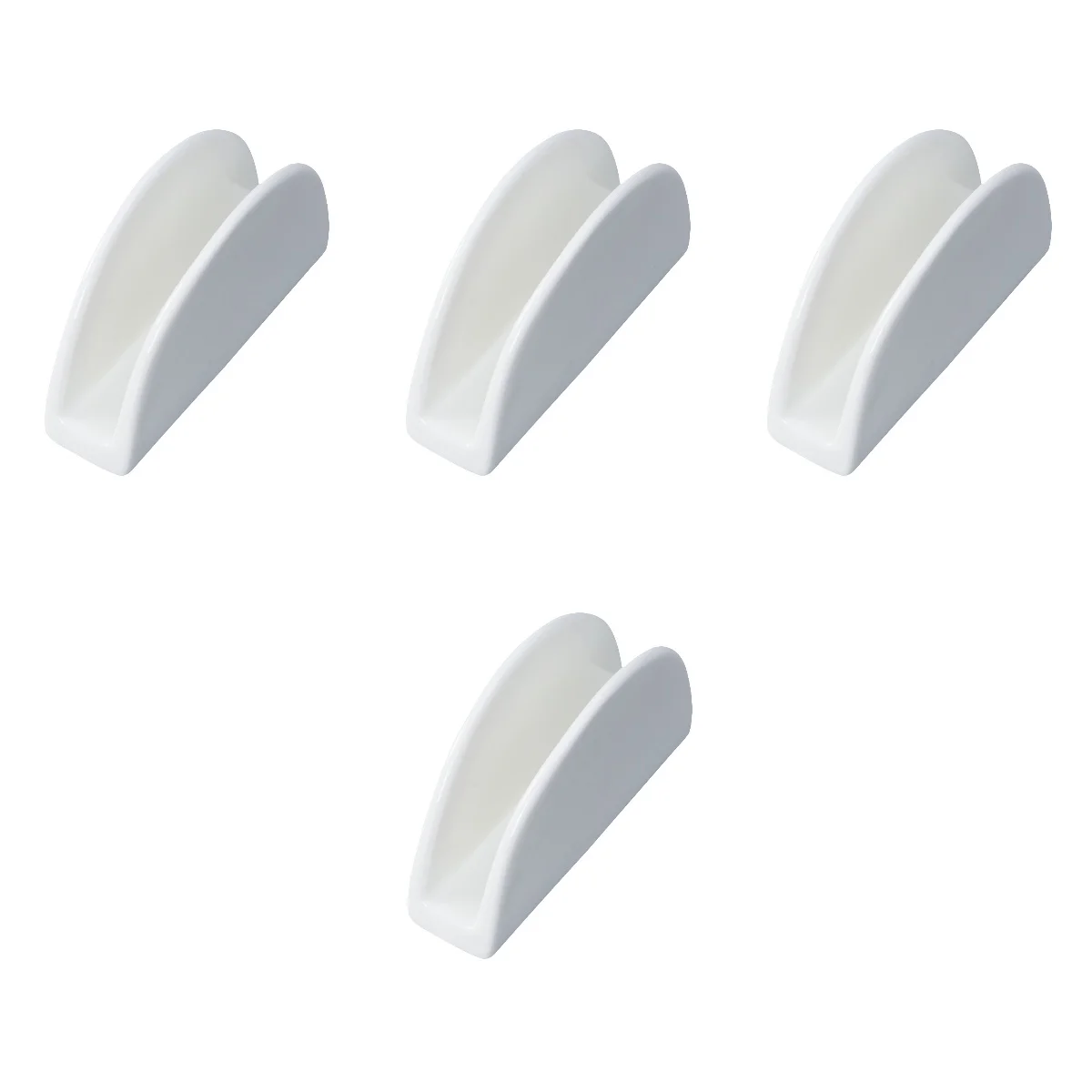 

4pcs Ceramic Napkin Holder Paper Tissue Holder Napkin Storage Dispenser Bathroom Napkin Tray