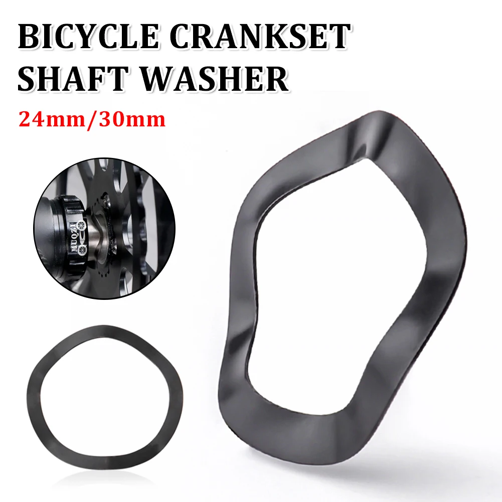

Crankset Shaft Washer Bb30 Pf30 Bb386 Bottom Bracket Adjust Washers 24mm 30mm Wave Washer Mountain Bike Parts HOT SALE