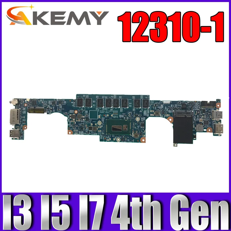 

Материнская плата для ноутбука DELL INSPIRON 7437, DOH40 12310-1 PKNM5 w/ I3 I5 I7 4-го поколения, ЦП 4 ГБ или 8 Гб ROM, системная плата CN-0W5PG0 0NT27R