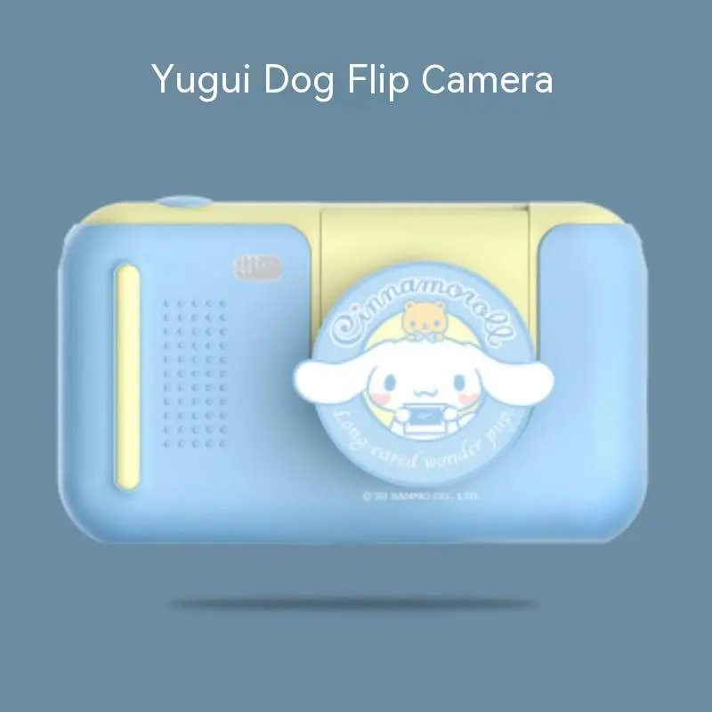 

Sanrioed аниме Hd объектив фотография видео игры Mp3 флип камера Hello Kitty Cinnamoroll цифровая кавайная мини Slr мультяшная камера