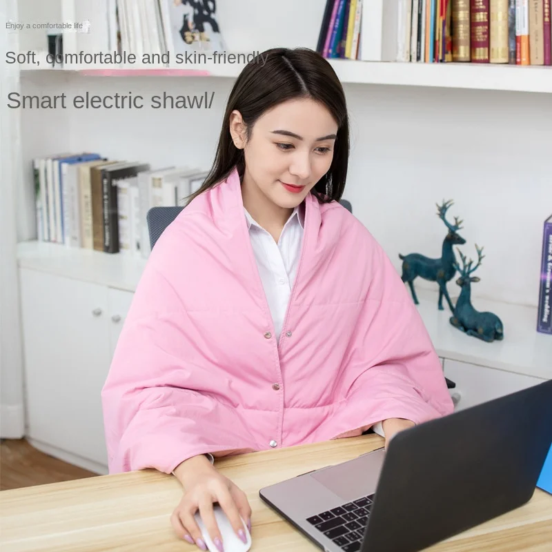 

Charging Electric Blankets Warm Heating Shawl Office Quilt Washable Cold-proof And Constant-warming Blanket Sleep Cover USB