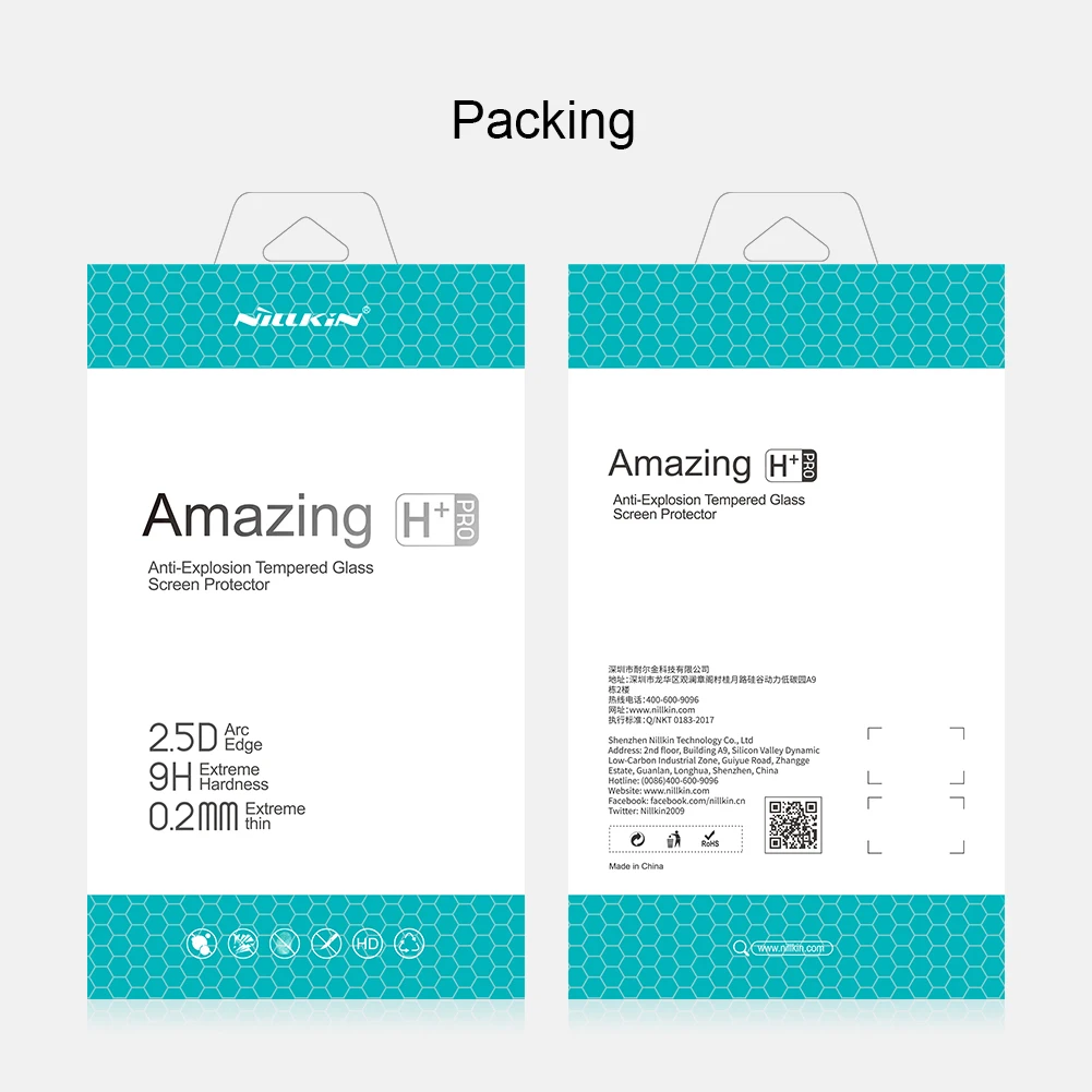 Nillkin For Samsung Galaxy A42 5G H+ Pro Tempered Glass Screen Protector Transparent 0.2mm 9H Anti-Explosion Screen Film