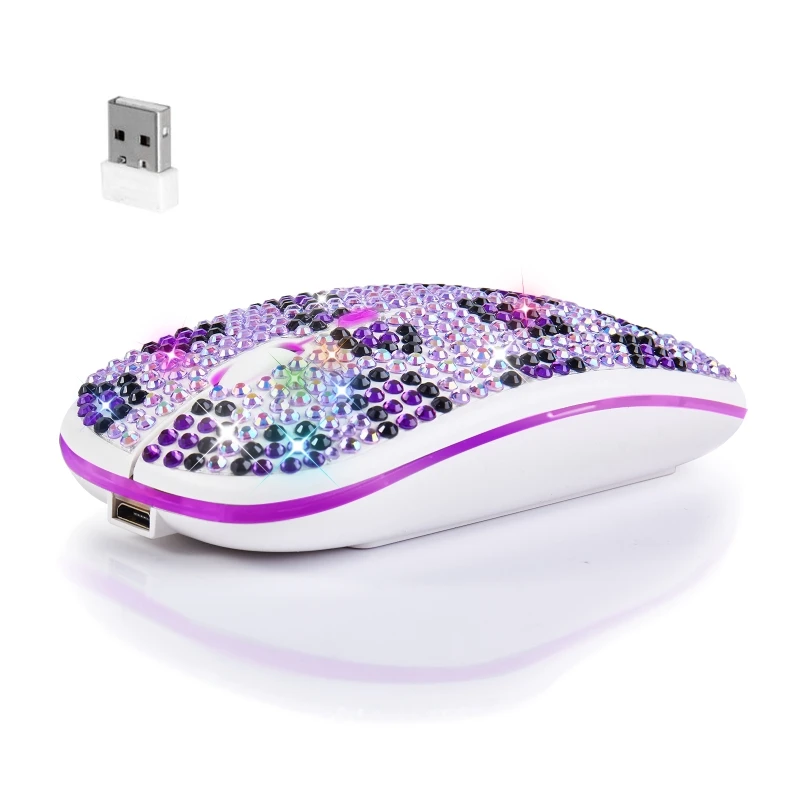 

Bluetooth-мышь беспроводная, 2,4 ГГц, 800/1200/1600DPI + USB-приемник