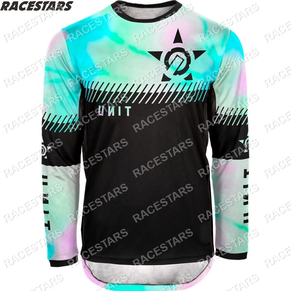 

UNIT Moto Bicycle Jersey MTB Long Sleeve Men's Cycling Shirts Enduro Downhill T-shirt bmx Motocross Mx Mountain Bike Clothing