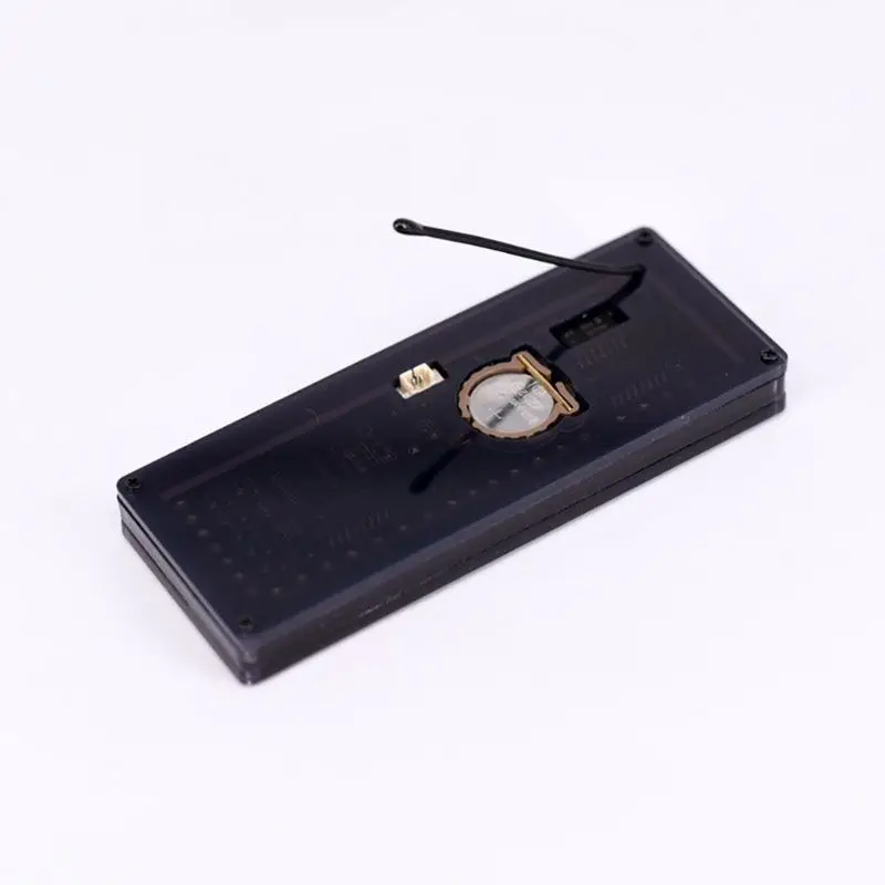 

Car Three-in-one Clock Multi-function LED Dot Clock Home Modification Plastic DIY Temperature Voltage Display Dropship