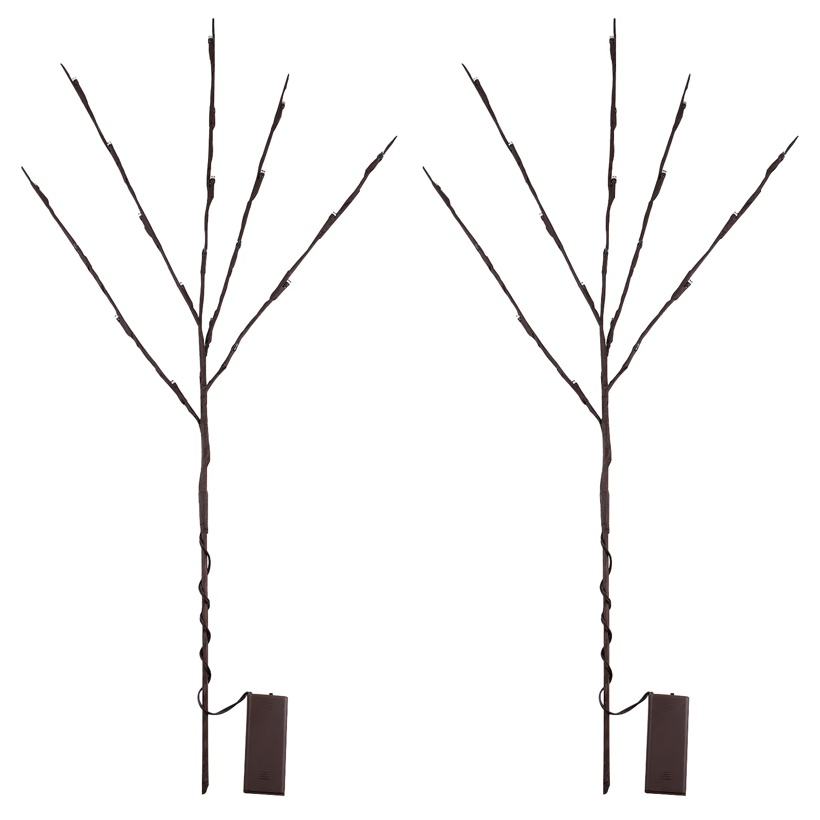 

Led Branch Light 2pcs 20 Lights Decorative Lights Twig Lighted Branch for Home Romantic Party Decoration ( Warm Light, )