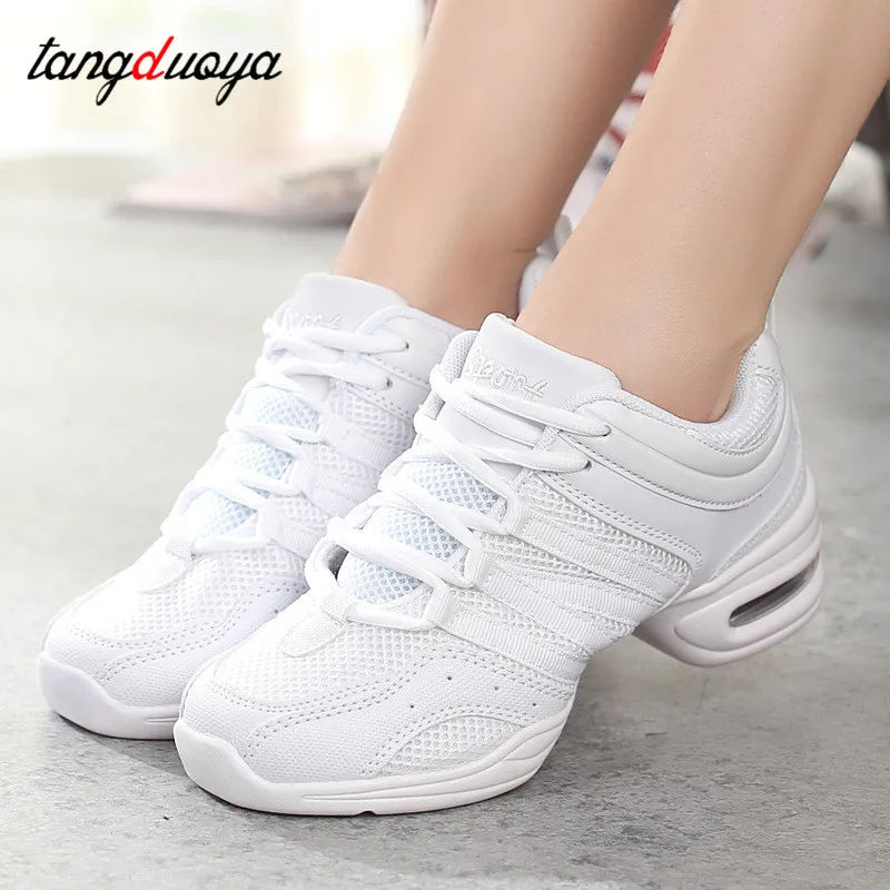 Hot Sale Sports Feature Soft Outsole Breath Dance Shoes Sneakers for Woman Practice Shoes Modern Dance Jazz Shoes 35-42