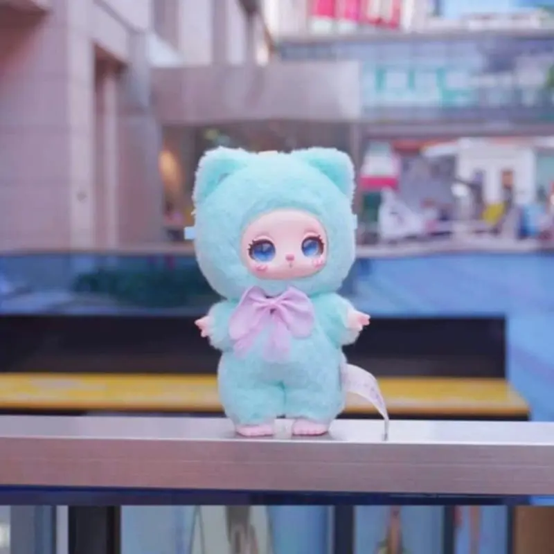 Слепая коробка Liila Lucky Cat Garage Kit Модные игрушки Мультяшная виниловая кукла