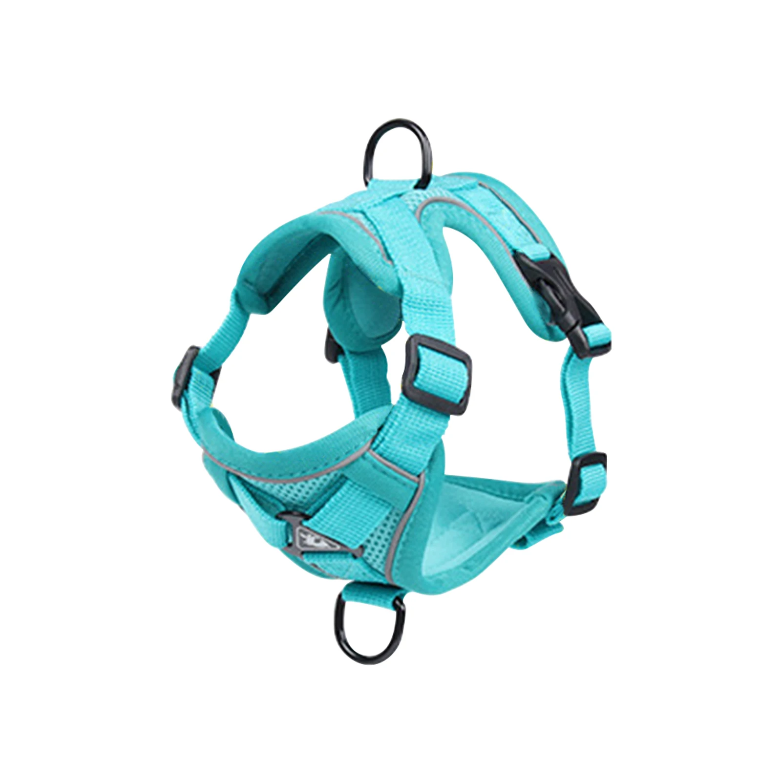 

Регулируемый сетчатый ремень для собак, универсальная шлейка из полиэстера, светоотражающая, устойчивая к стирке, для путешествий, для пито...