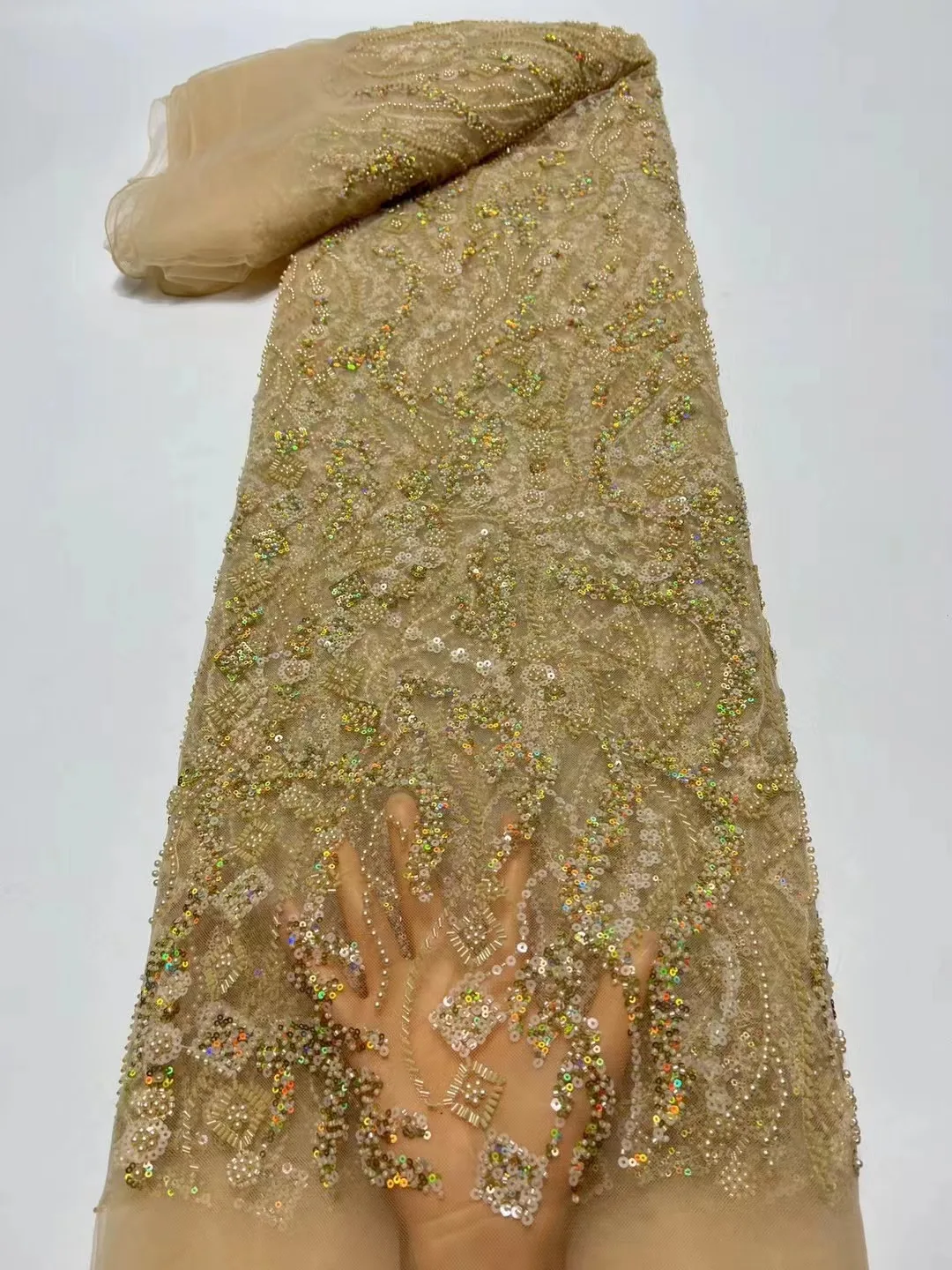 Фиолетовое 2024 высококачественное Африканское нигерийское Тюлевое кружево с