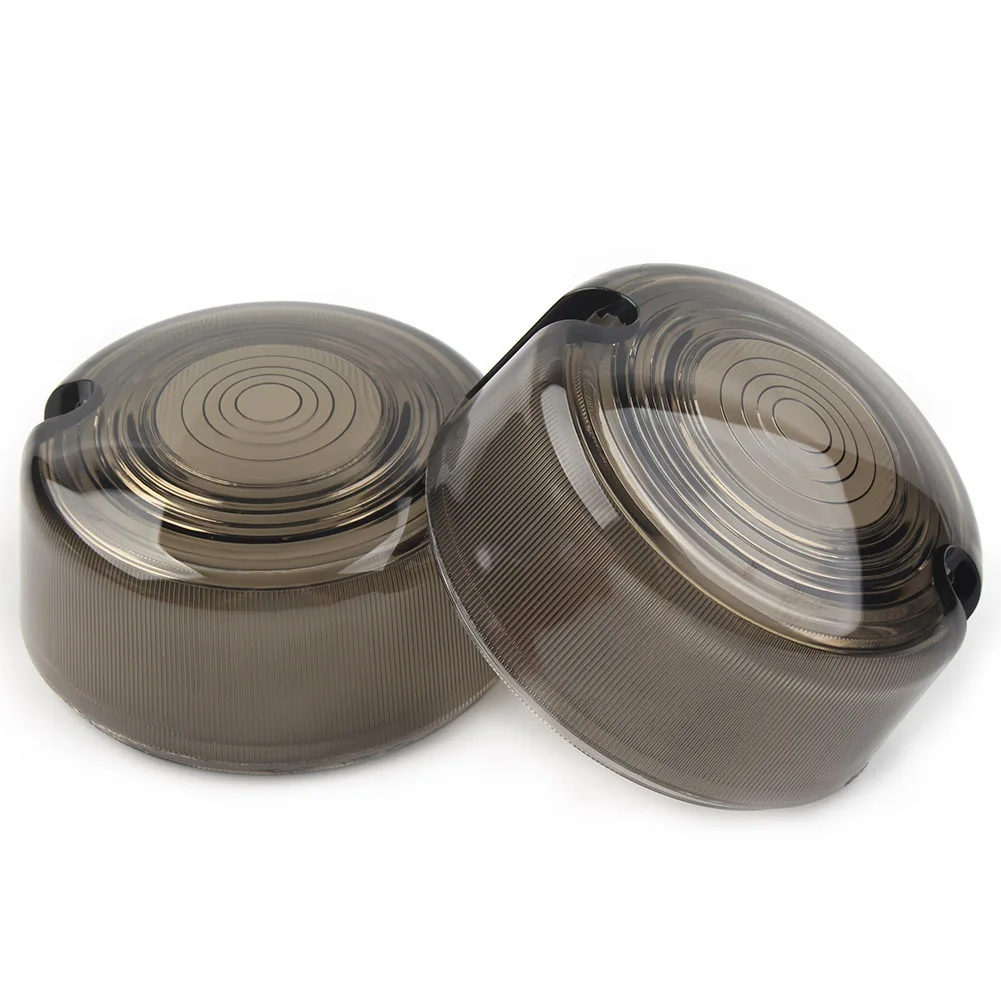 2 PCS Motorbike Turn Signal Light Lamp Lens Cover For Harley Davidson Dyna FXD FXR Sportster XLH 883 1200 FXST