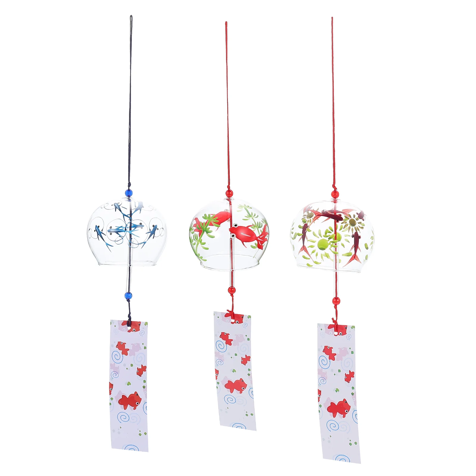 

Wind Chime Japanese Bell Chimesstyle Bells Hanging Decor Goldfish Outdoor Pendant Garden Vintage Furin Fengshuidecoration