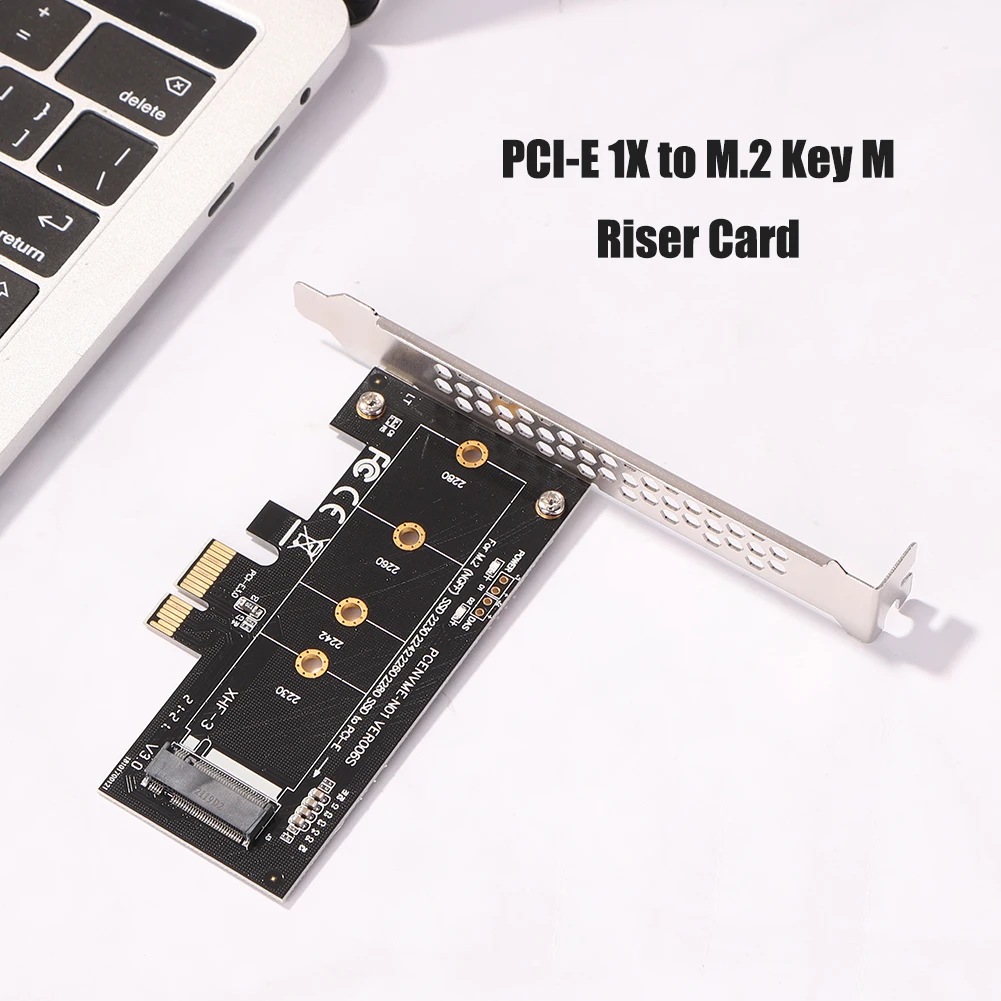 

PCI Express Riser Card Supports 2230 2242 2260 2280 SSD Hard Drive Card Reader Desktop Computer Accessories
