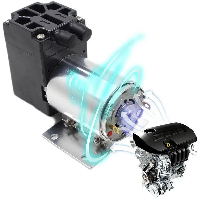 

DC Vacuum Pump 12V 5L/min 120Kpa Mini Vacuum Pump Kit Mini Electric Air Pumping Booster For Treatments Instrument And Aquarium