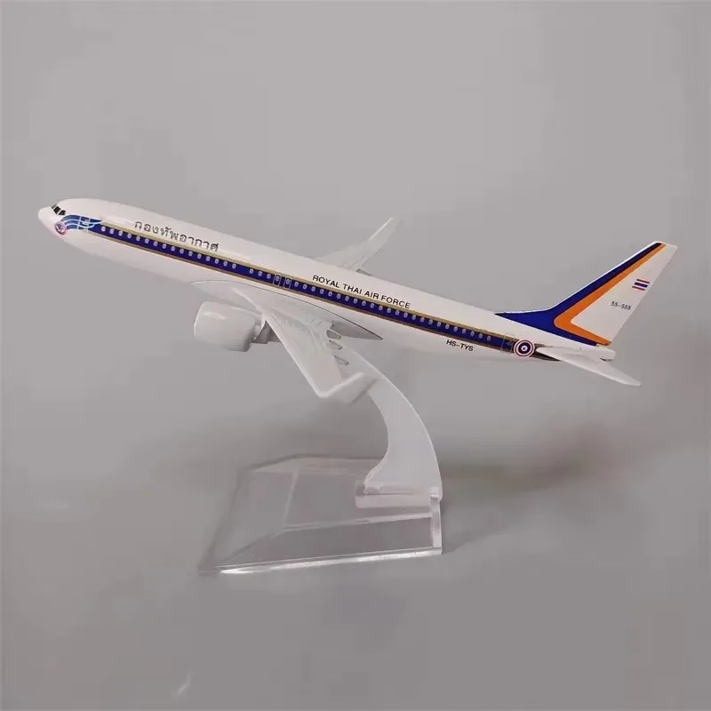 Масштаб 1/400 737 модель самолета из сплава 16 см B737 тайского президентского