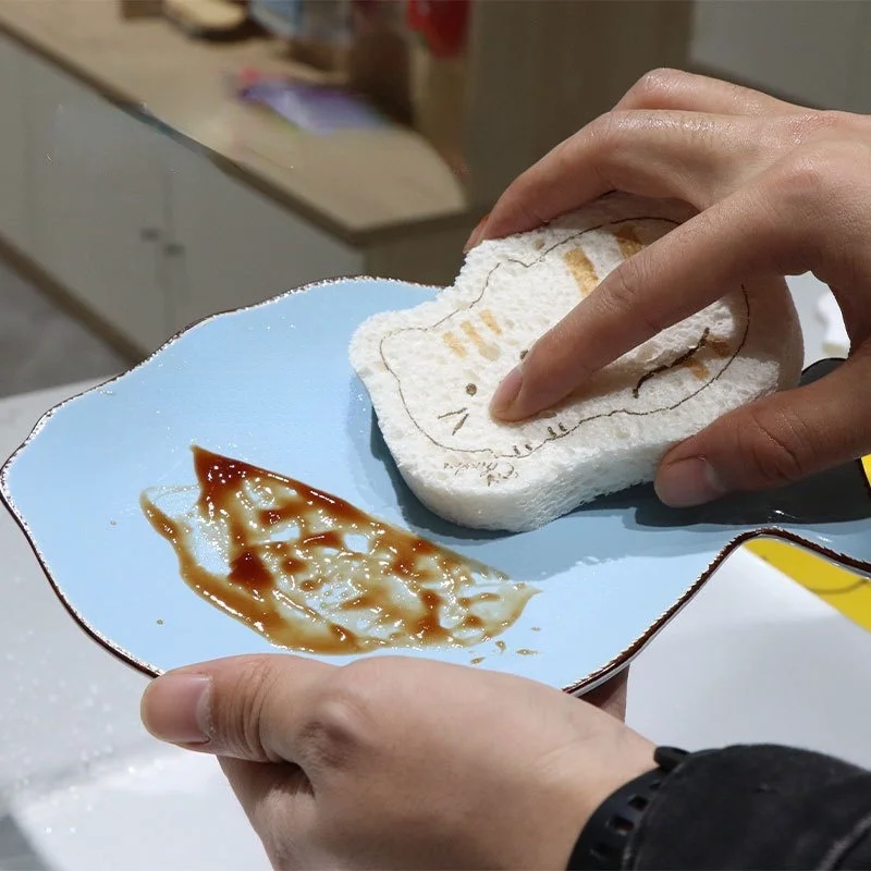 Необычная Милая губка чистящая щетка впитывающие приспособления для мытья